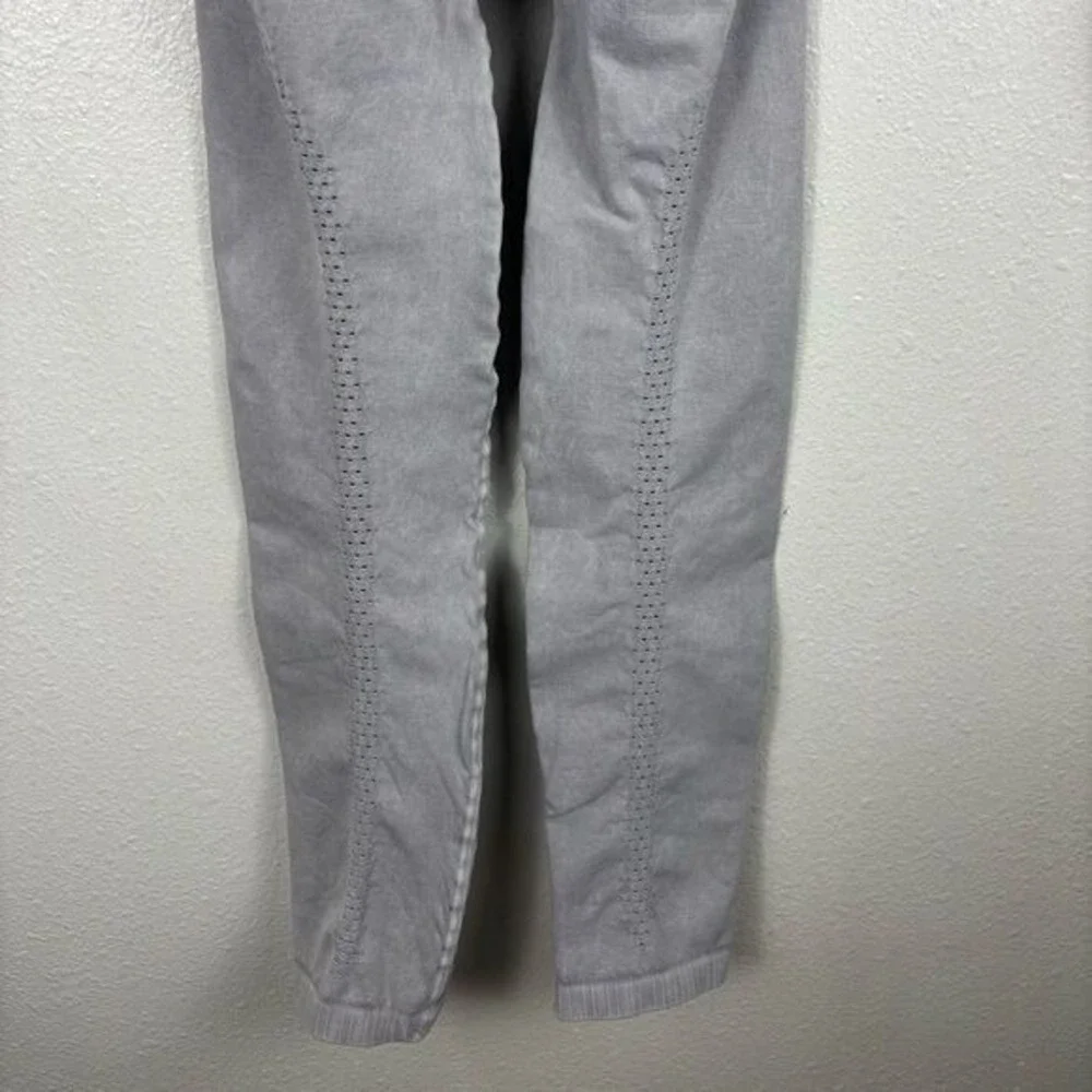 Free People Movement XS Good Karma Long‎ Sleeve Long Sleeve Jumpsuit Ice Grey